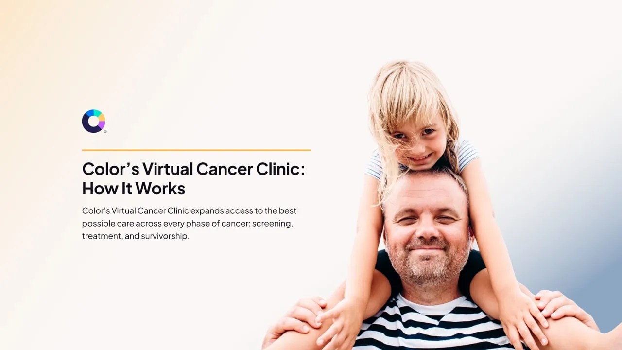 Color's Virtual Cancer Clinic—How It Works