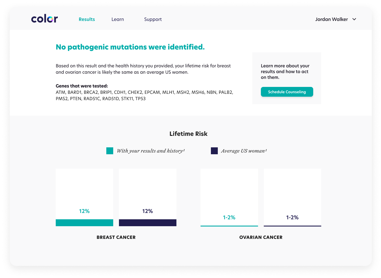 Genomics Color Health, Inc.