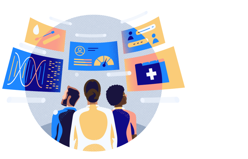 Illustration Genetic Testing and Councelling