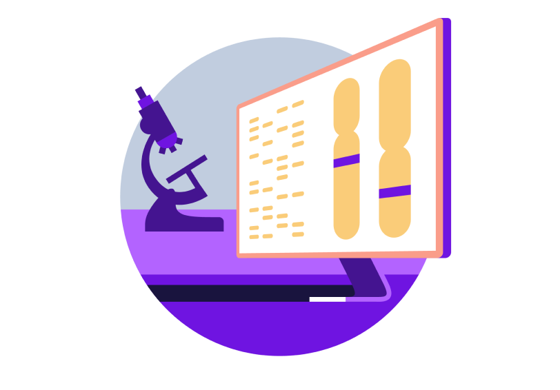 Clinical Results Genomics Illustration