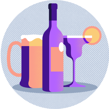 Alcohol Flush Response Illustration